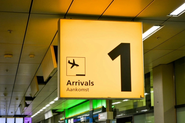 airport arrivals image